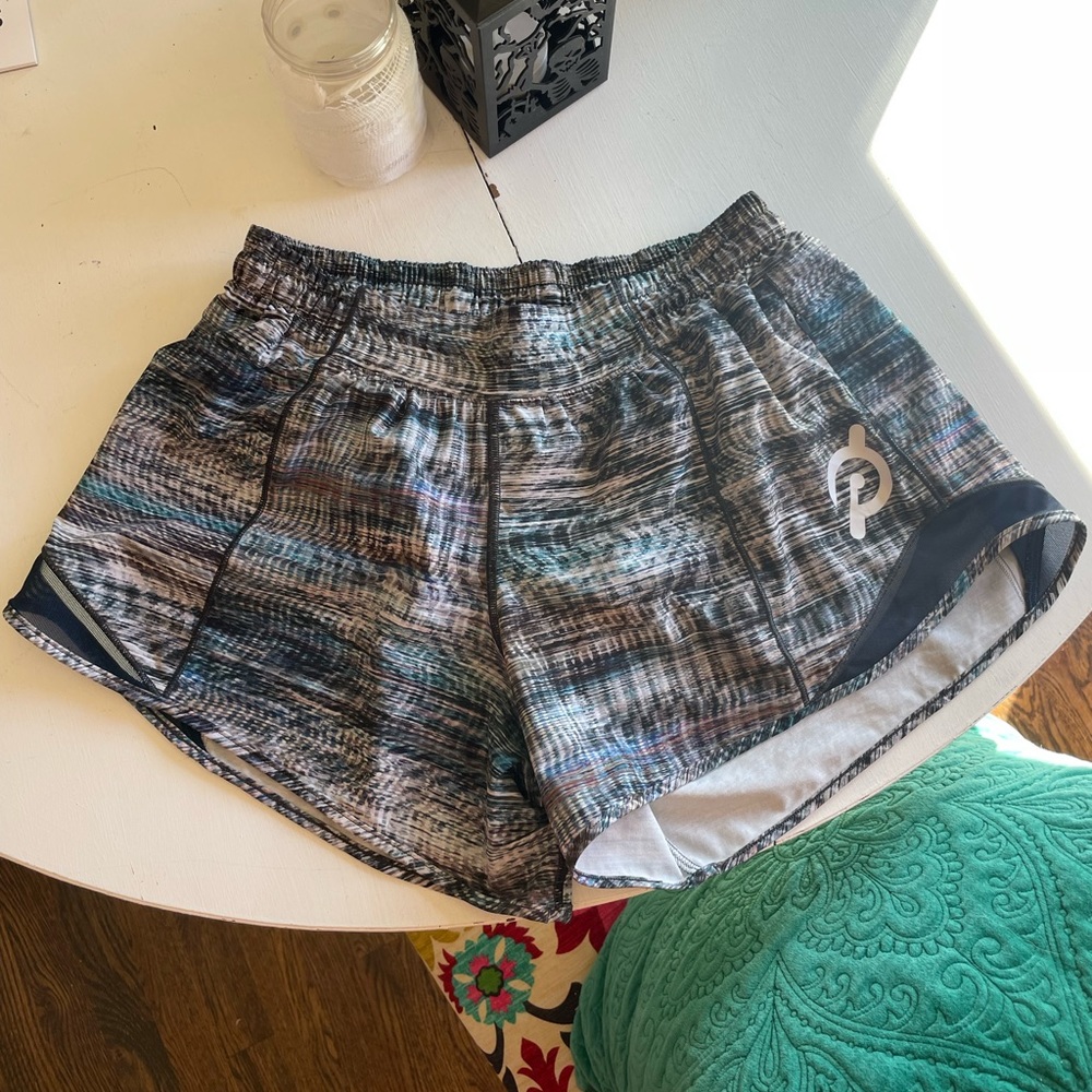 Peloton x Lululemon shorts